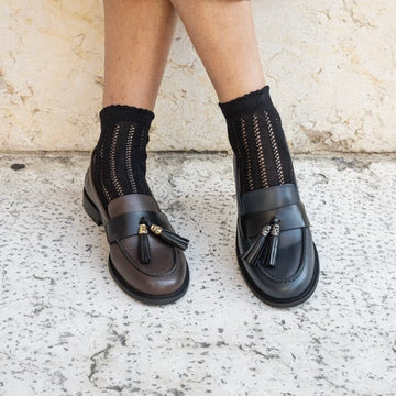 Mocassino bi-colore Beth