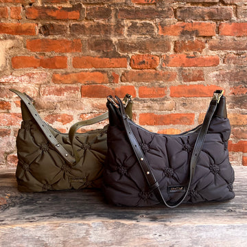 Borsa piumino a tracolla