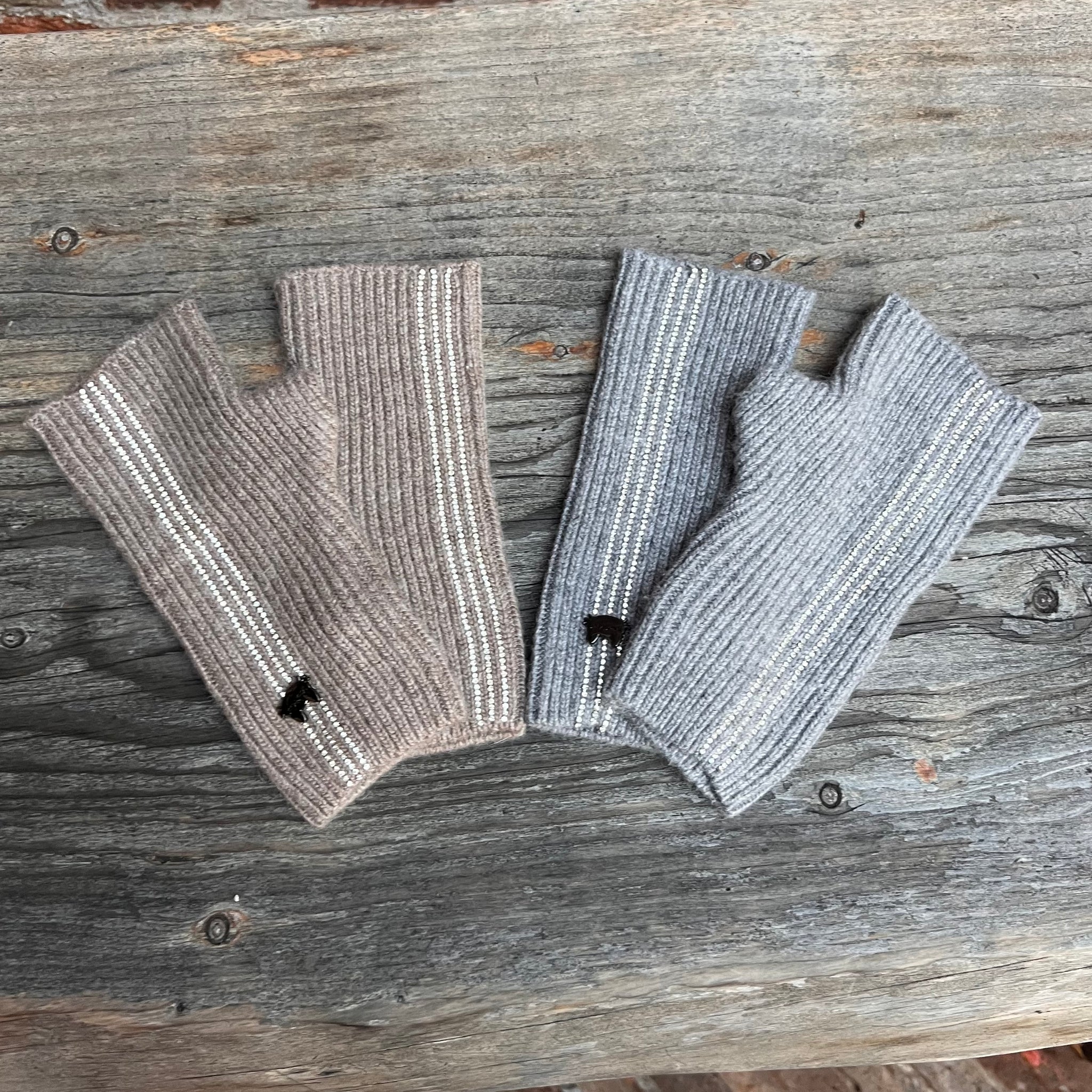 Guanti a manicotto strass