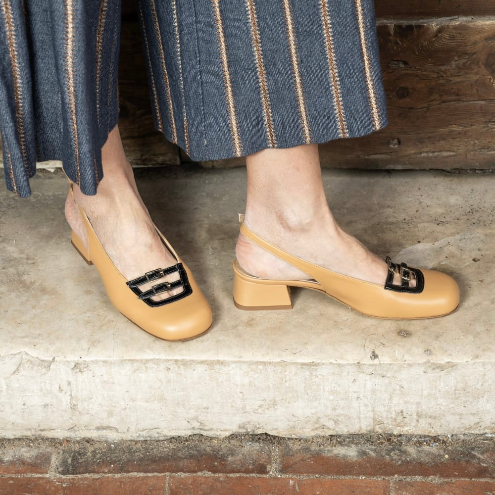 Slingback doppio cinturino Elvia
