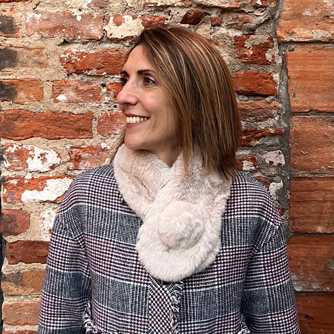 Sciarpa girocollo Ecopelliccia