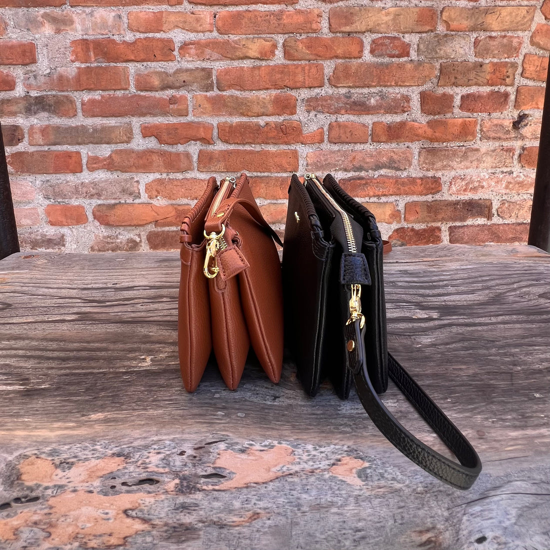 Borsa scomparti intreccio