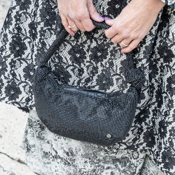 Borsa nodo con strass