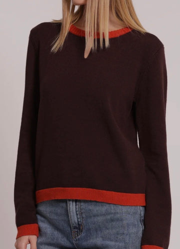 Maglia bordo a contrasto