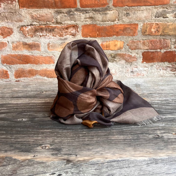 Foulard Pashmina Pois