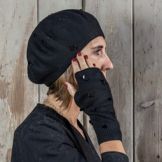 Guanti a manicotto Perle