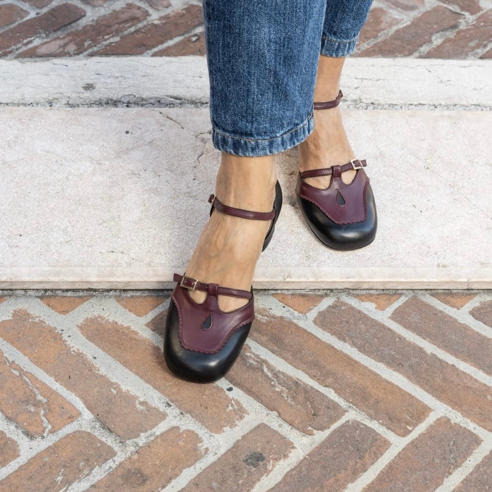 Scarpa doppio cinturino Rosina