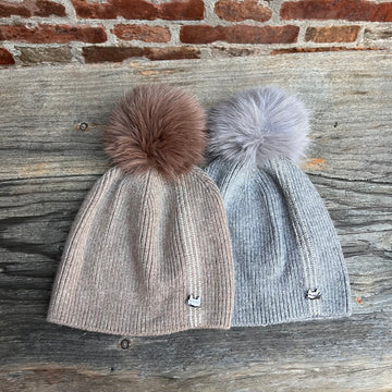 Cuffia pon-pon strass